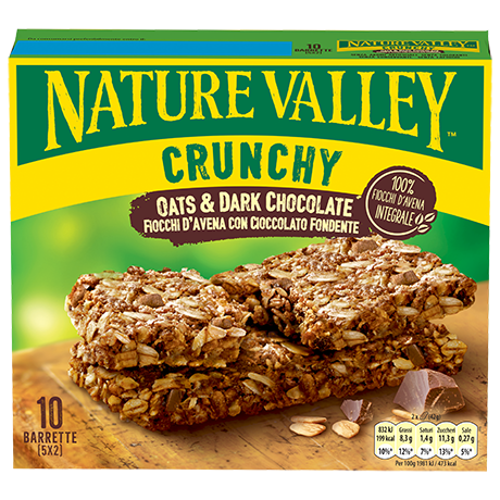 Crunchy Fiocchi D’Avena con Cioccolato Fondente